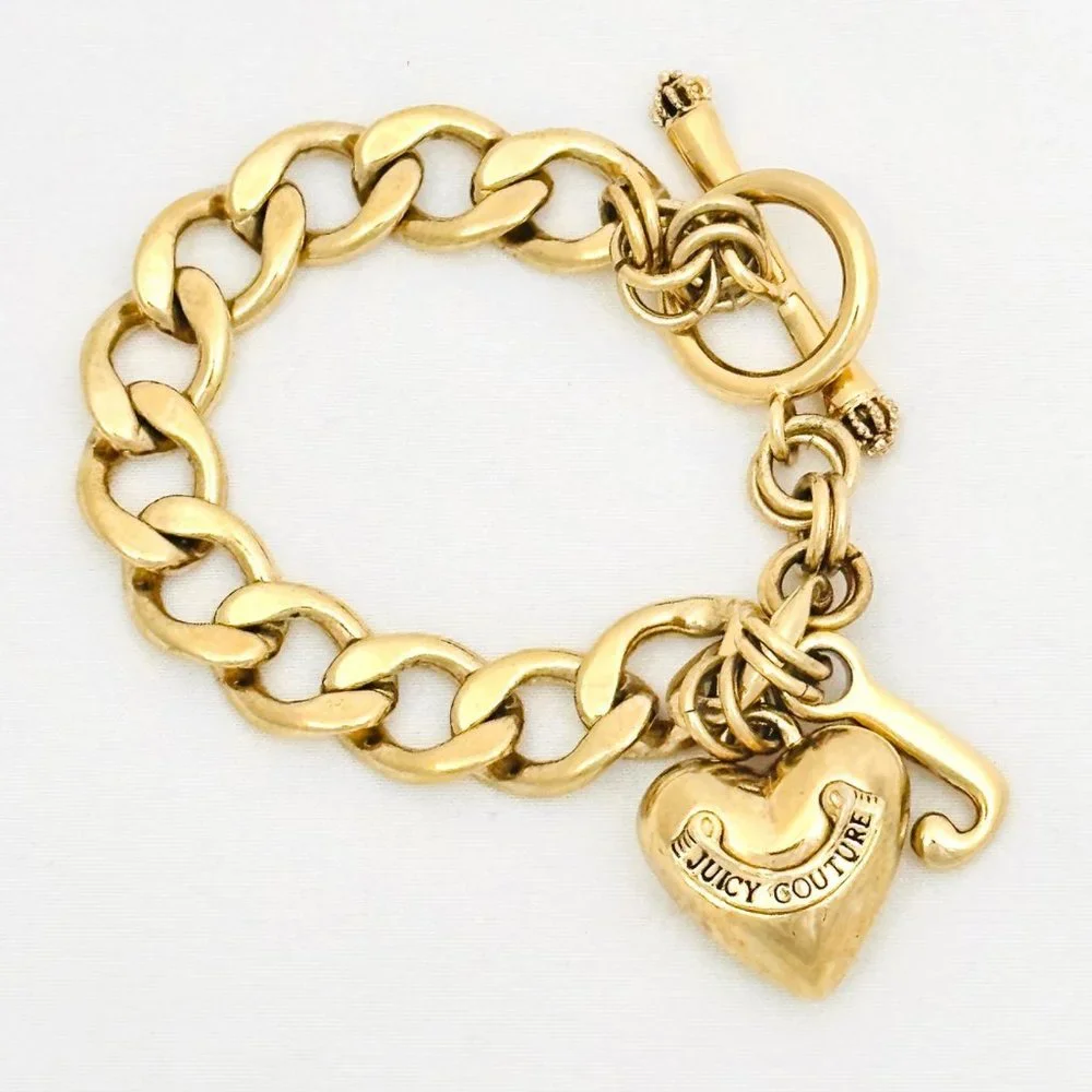 Juicy Couture Chunky Heart Bracelet - Small - Picture 1 of 4